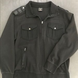 Irreverent men’s black jacket size L